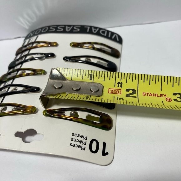 Vidal Sassoon 1.5" Hair Clip Barrettes Black Brown - Picture 13 of 14